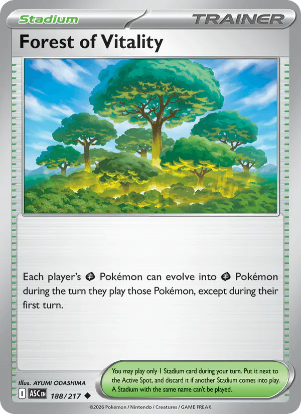 Carta Forest of Vitality 188/217 de Ascended Heroes