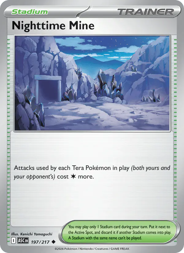 Carta Nighttime Mine 197/217 de Ascended Heroes