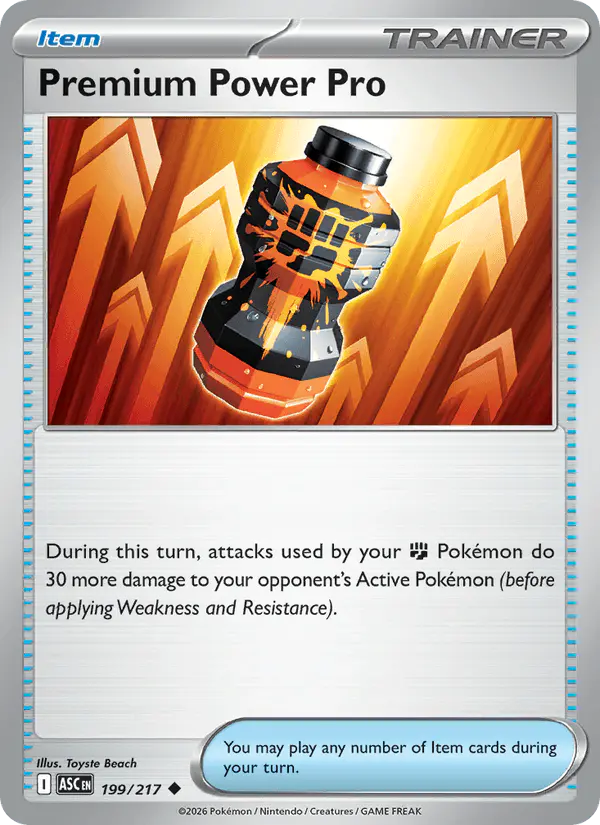 Carta Premium Power Pro 199/217 de Ascended Heroes