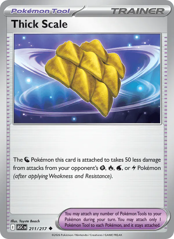 Carta Thick Scale 211/217 de Ascended Heroes