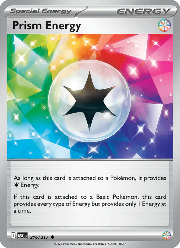 Carta Prism Energy 216/217 de Ascended Heroes