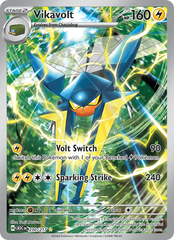 Carta Vikavolt 230/217 de Ascended Heroes