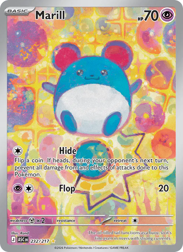 Carta Marill 232/217 de Ascended Heroes