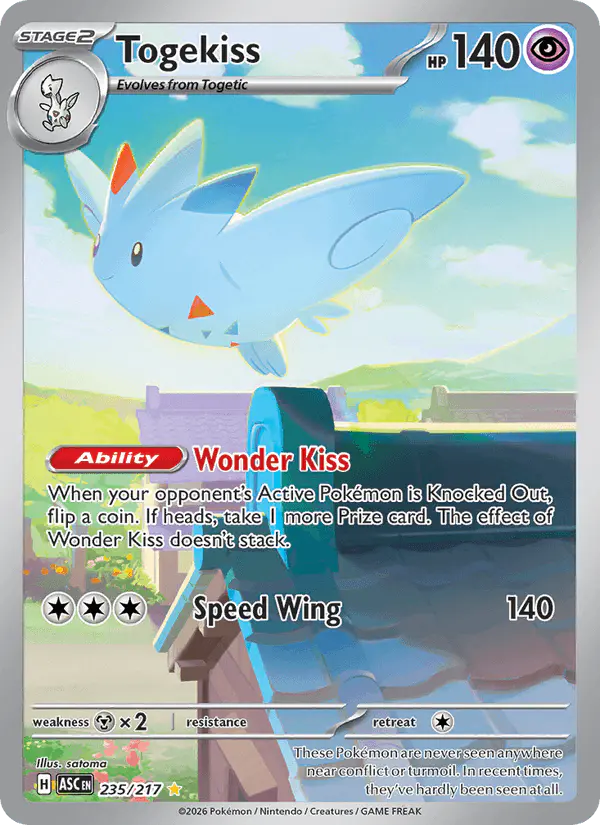 Carta Togekiss 235/217 de Ascended Heroes
