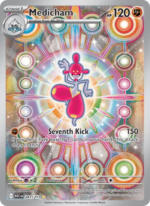 Carta Medicham 241/217 de Ascended Heroes