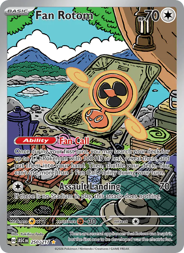 Carta Fan Rotom 250/217 de Ascended Heroes