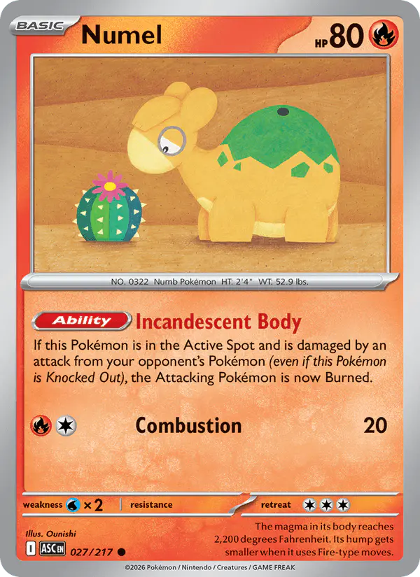 Carta Numel 027/217 de Ascended Heroes