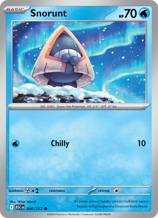 Carta Snorunt 046/217 de Ascended Heroes