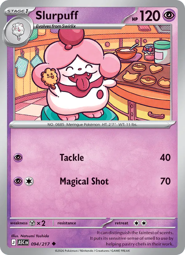 Carta Slurpuff 094/217 de Ascended Heroes