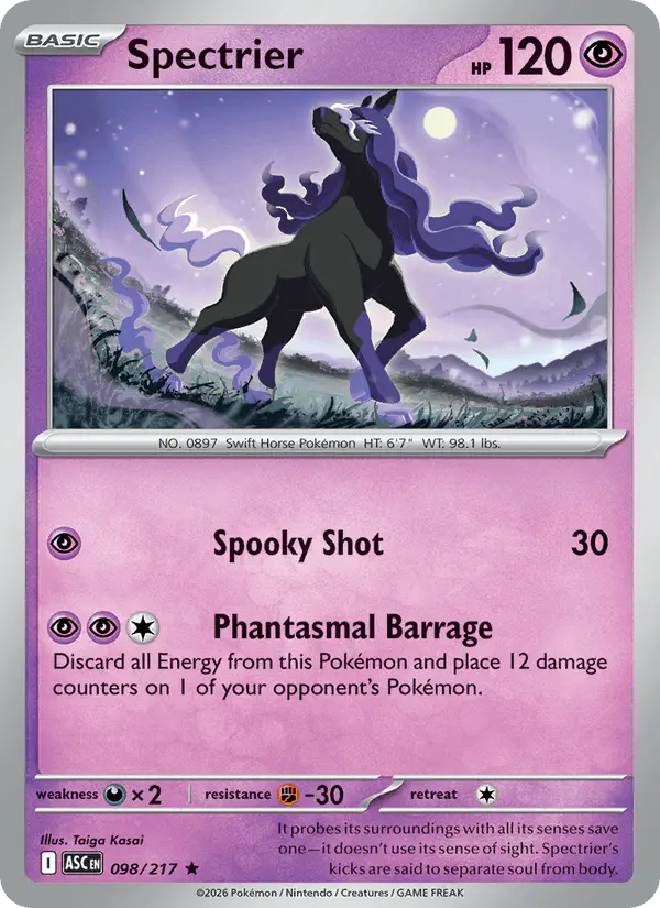 Carta Spectrier 098/217 de Ascended Heroes