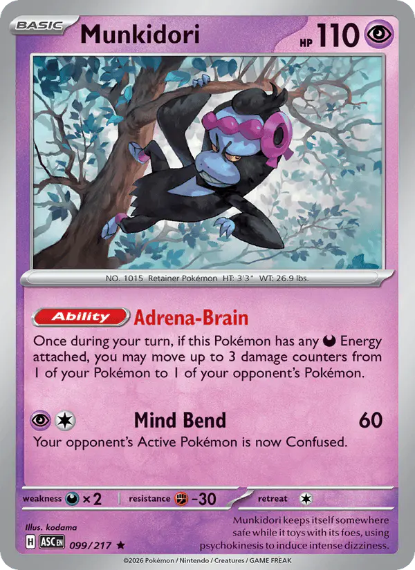 Carta Munkidori 099/217 de Ascended Heroes