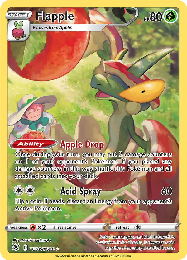 Carta Flapple TG02 de Astral Radiance Trainer Gallery