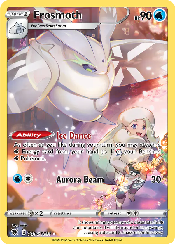 Carta Frosmoth TG04 de Astral Radiance Trainer Gallery
