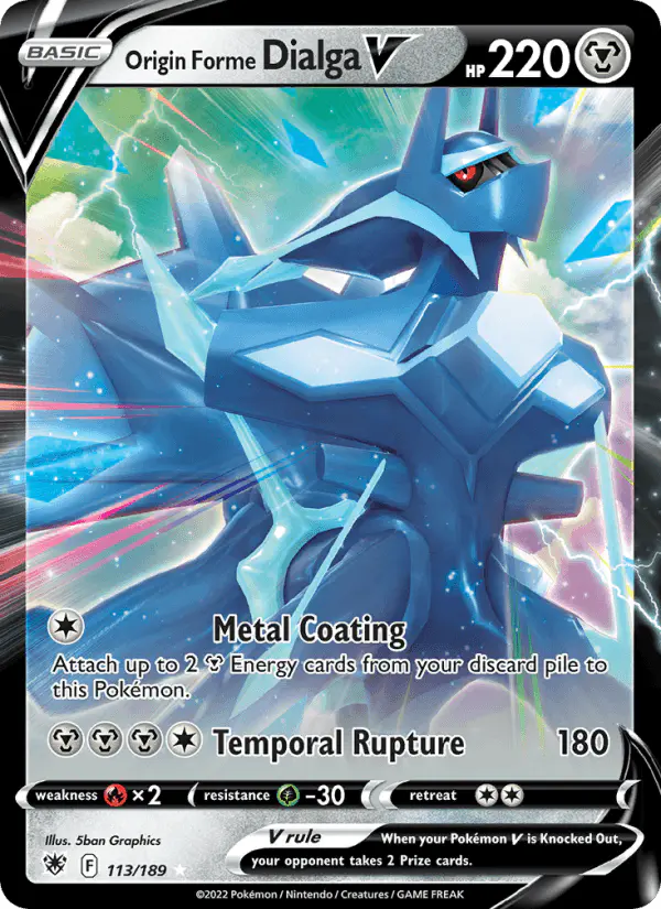 Carta Origin Forme Dialga V 113/189 de Astral Radiance
