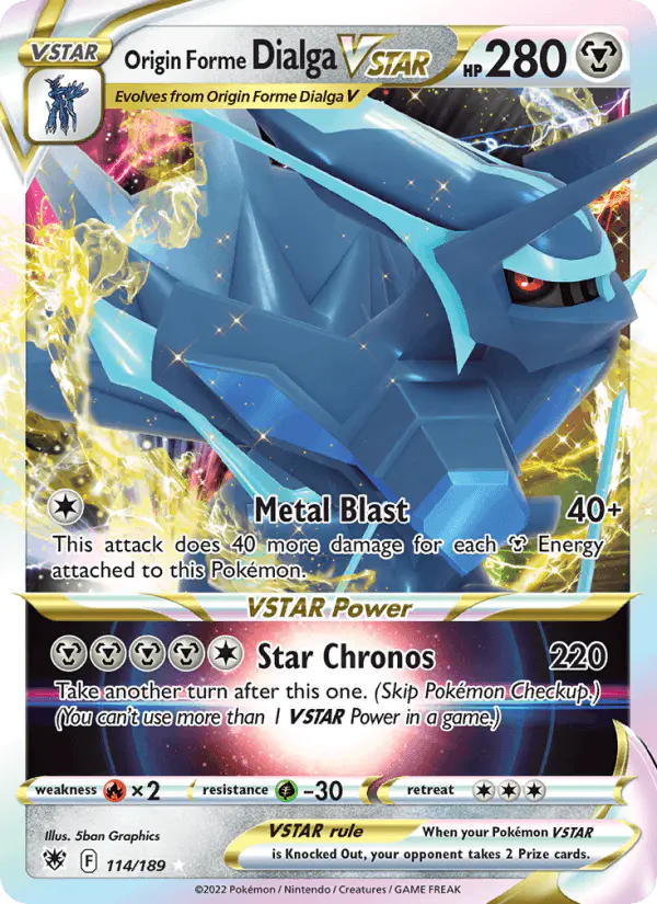 Carta Origin Forme Dialga VSTAR 114/189 de Astral Radiance