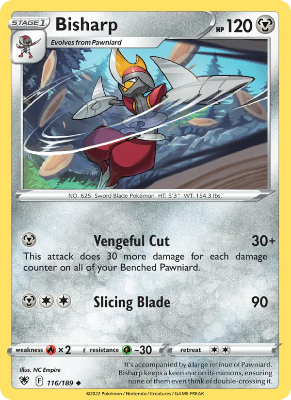 Carta Bisharp 116/189 de Astral Radiance