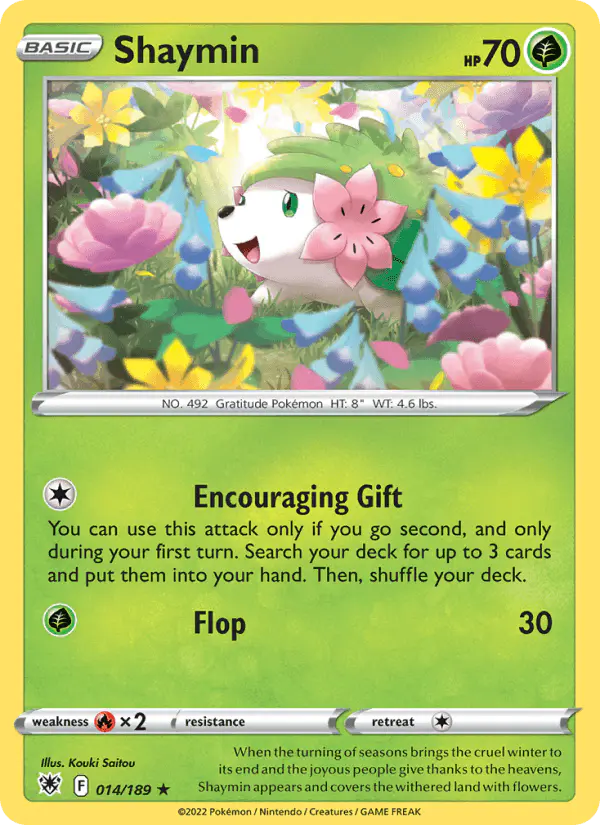 Carta Shaymin 014/189 de Astral Radiance