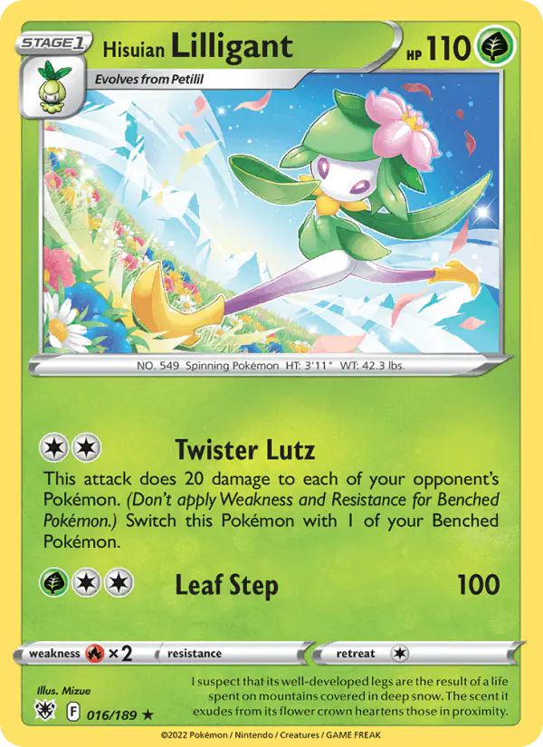 Carta Hisuian Lilligant 016/189 de Astral Radiance