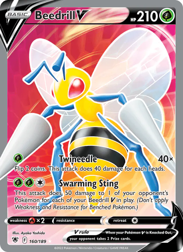 Carta Beedrill V 160/189 de Astral Radiance
