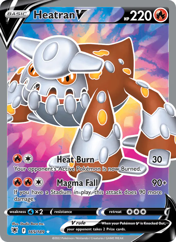 Carta Heatran V 165/189 de Astral Radiance