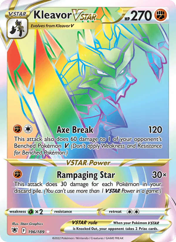 Carta Kleavor VSTAR 196/189 de Astral Radiance