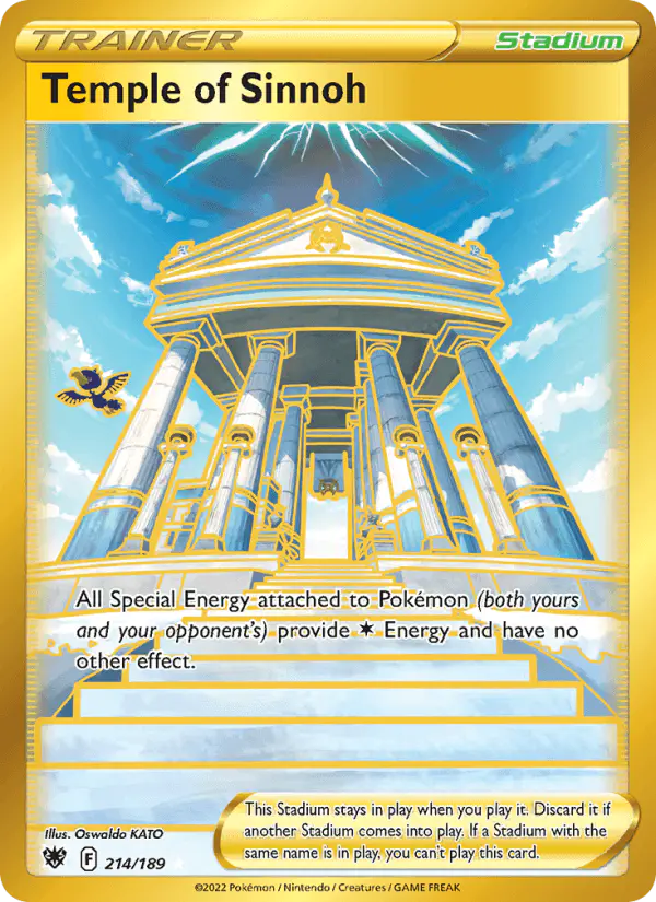 Carta Temple of Sinnoh 214/189 de Astral Radiance