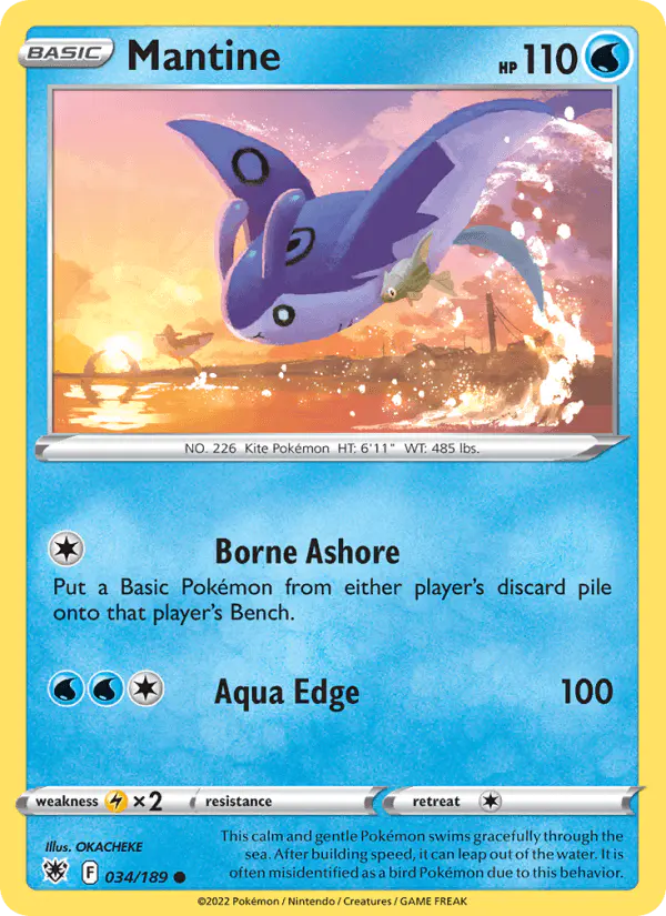 Carta Mantine 034/189 de Astral Radiance