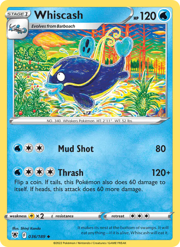 Carta Whiscash 036/189 de Astral Radiance