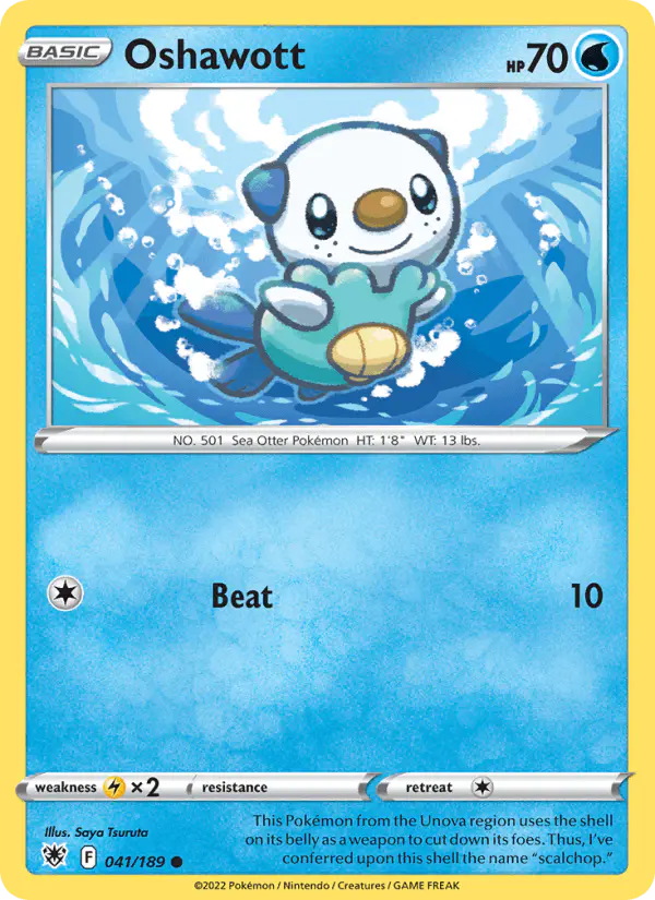 Carta Oshawott 041/189 de Astral Radiance