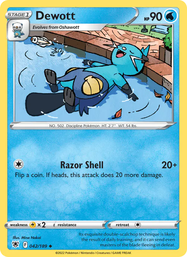 Carta Dewott 042/189 de Astral Radiance