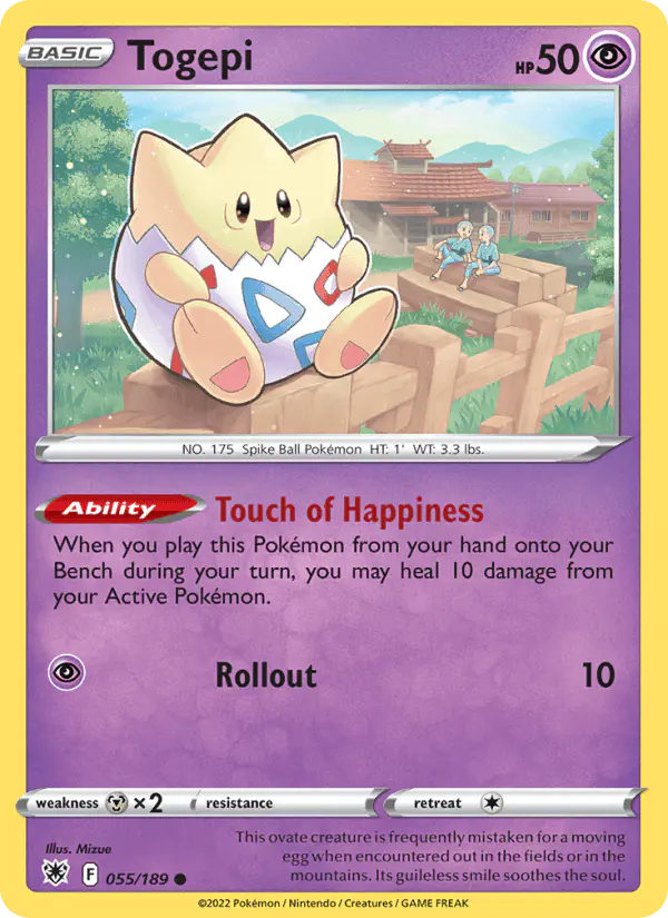 Carta Togepi 055/189 de Astral Radiance