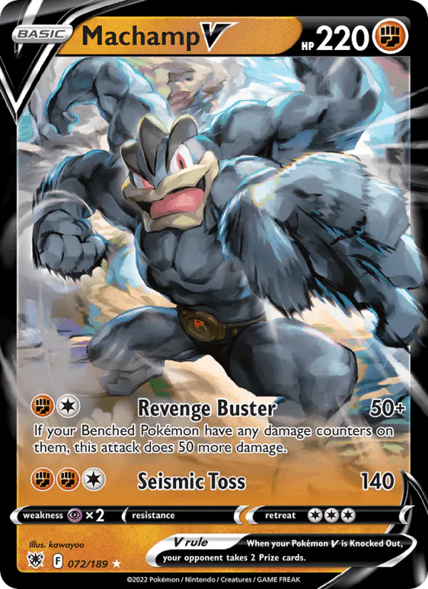 Carta Machamp V 072/189 de Astral Radiance