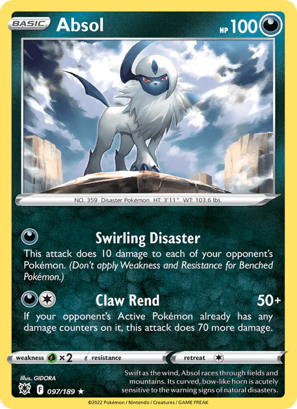 Carta Absol 097/189 de Astral Radiance