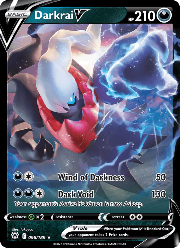 Carta Darkrai V 098/189 de Astral Radiance