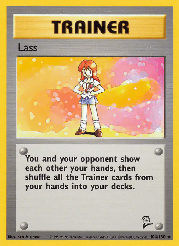 Carta Lass 104/130 de Base Set 2