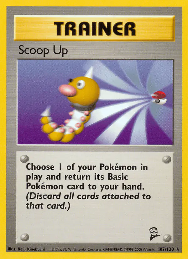 Carta Scoop Up 107/130 de Base Set 2