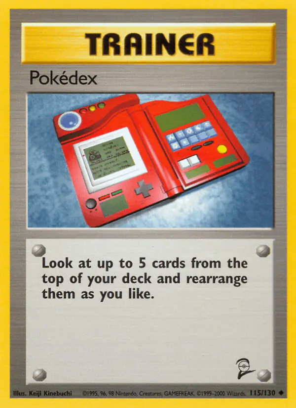 Carta Pokédex 115/130 de Base Set 2