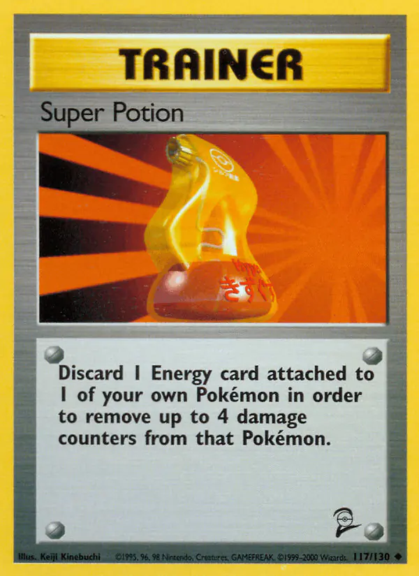 Carta Super Potion 117/130 de Base Set 2