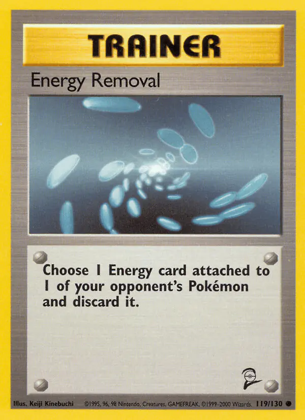 Carta Energy Removal 119/130 de Base Set 2