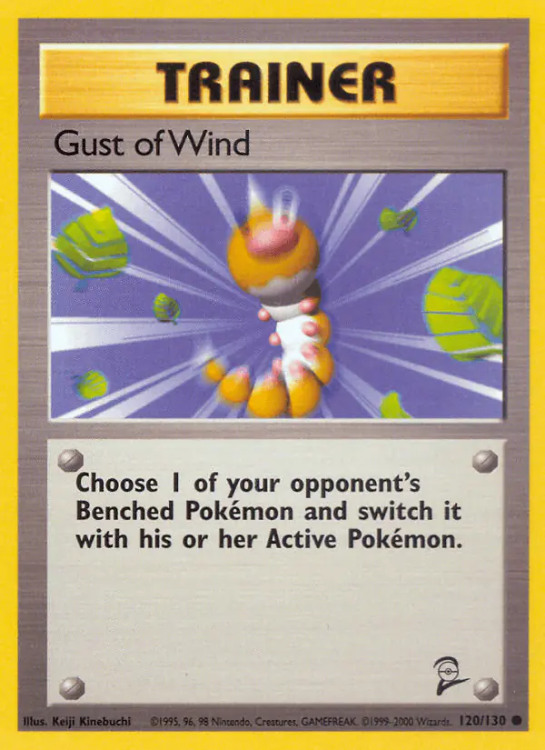 Carta Gust of Wind 120/130 de Base Set 2