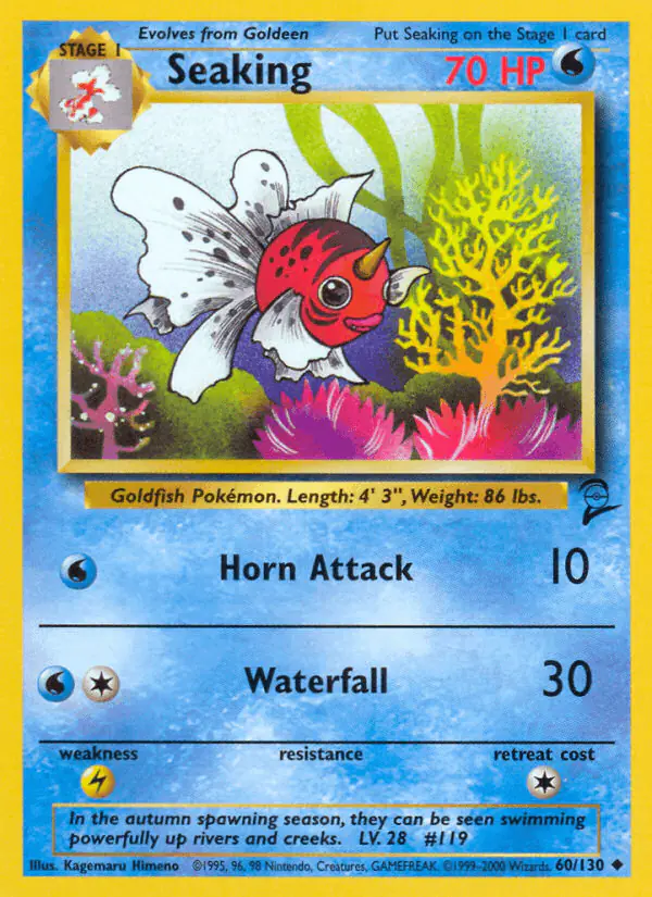Carta Seaking 60/130 de Base Set 2