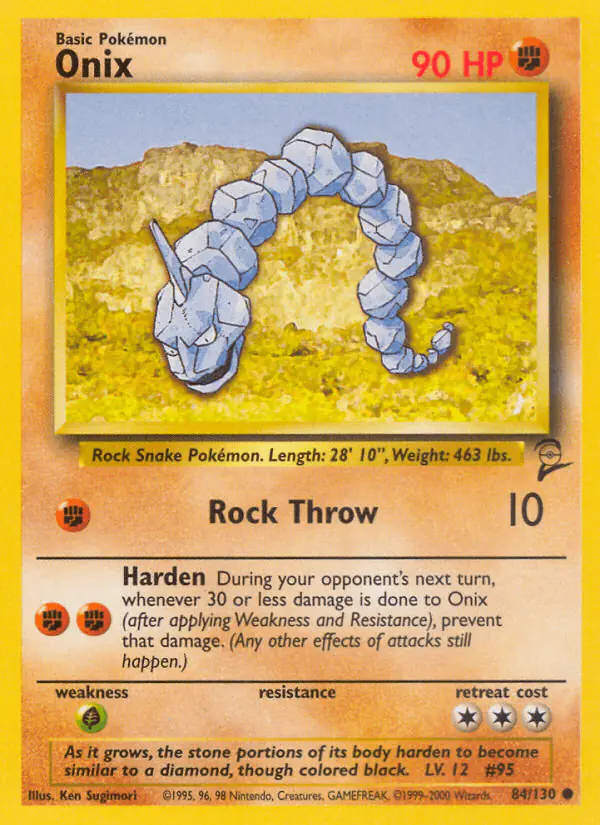 Carta Onix 84/130 de Base Set 2