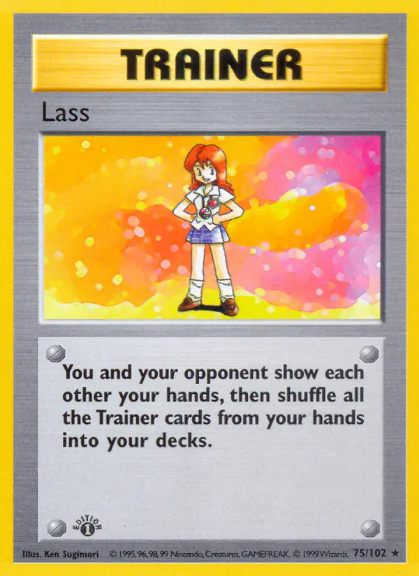 Carta Lass 75/102 de Base Set