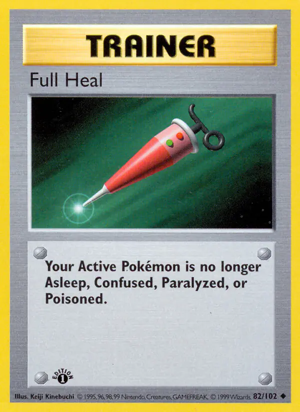 Carta Full Heal 82/102 de Base Set