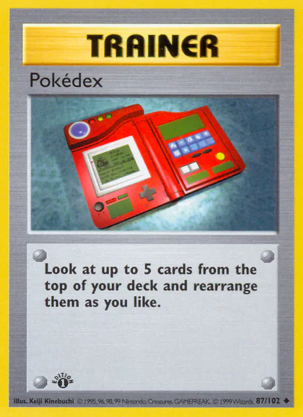 Carta Pokédex 87/102 de Base Set
