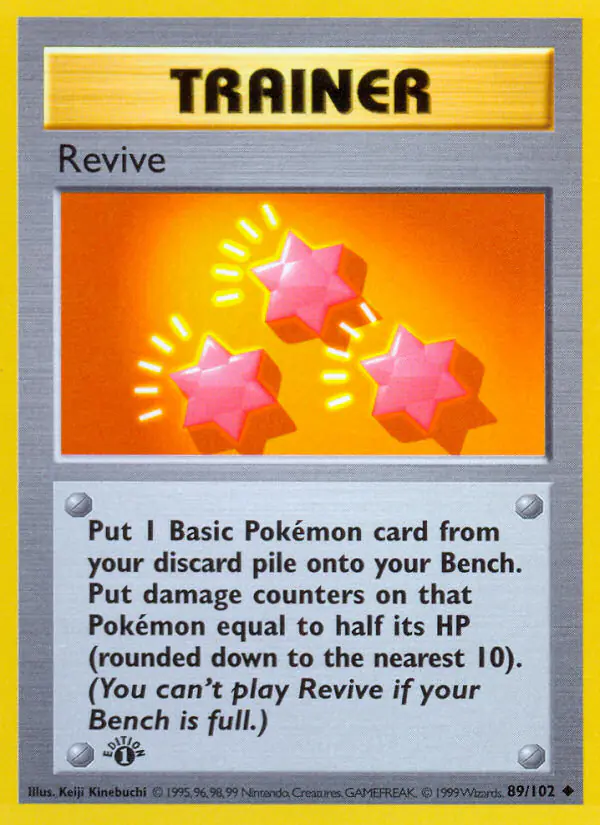 Carta Revive 89/102 de Base Set