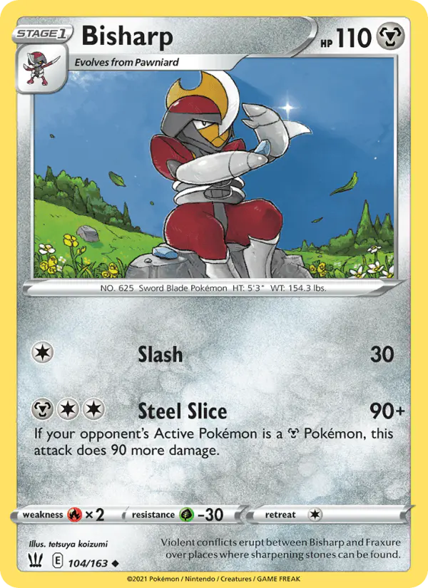 Carta Bisharp 104/163 de Battle Styles