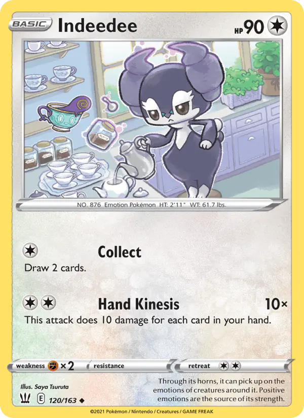 Carta Indeedee 120/163 de Battle Styles