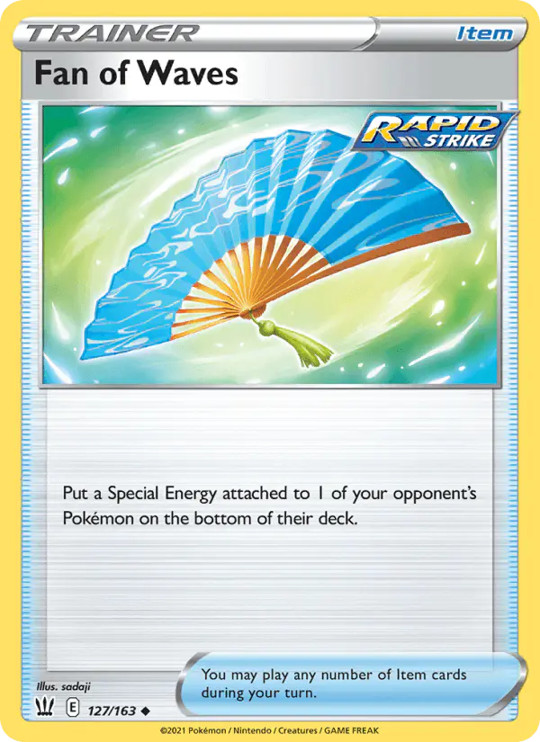 Carta Fan of Waves 127/163 de Battle Styles