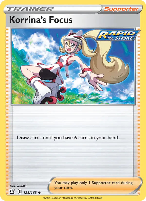 Carta Korrina's Focus 128/163 de Battle Styles